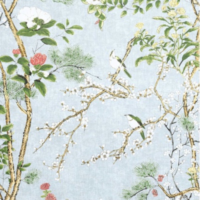 Thibaut Katsura Fabric In Spa Blue